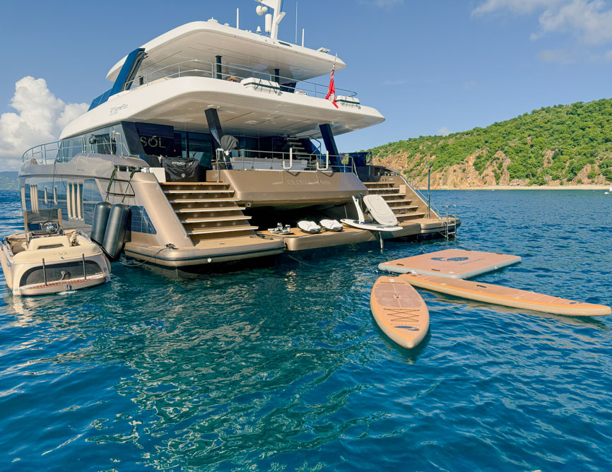 SOL Crewed Power Catamaran Water Toys