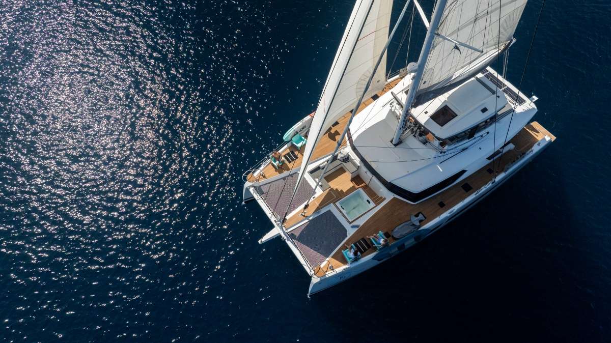 Lyra Crewed Fountaine Pajot Alegria 67 Catamaran Charters Sailing the BVI