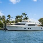 Katana Crewed Pacific Mariner 86 Motoryacht Charter Cruising the USVI.