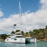 Libra Crewed Fountaine Pajot Saba 50 Catamaran Charters Sailing the Virgin Islands.