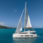 Aquanimity crewed Dufour 48 catamaran charters Sailing the BVI.
