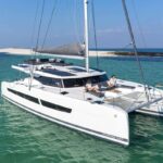 Second Wind Crewed Fountaine Pajot Aura 51 Catamaran Charter Sailing Belize.