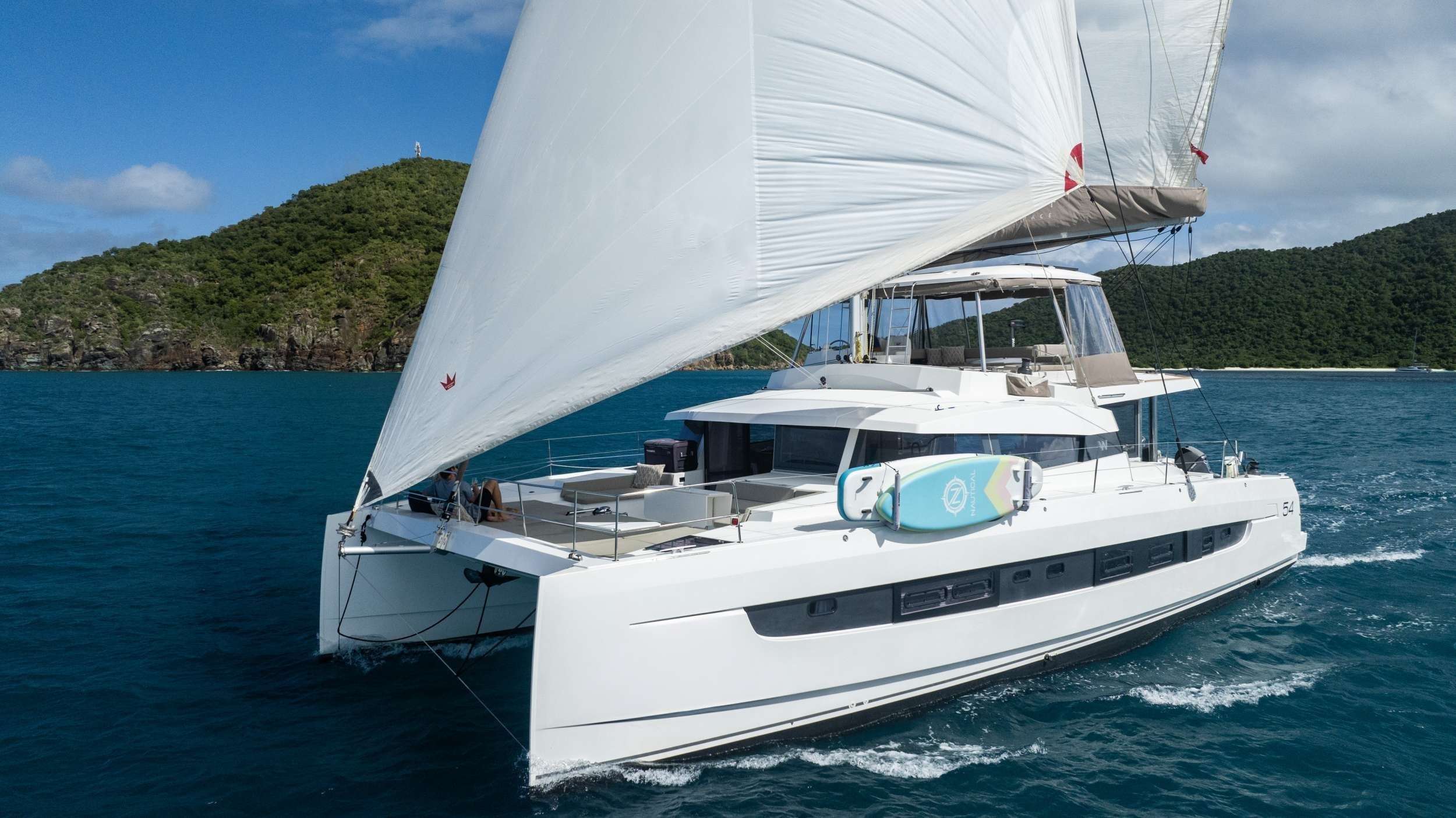 Baymahni Crewed Bali 5.4 Catamaran Charters Sailing the Exumas