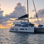 Laurel Lee Crewed Leopard 58 Catamaran Charter Sailing the BVI.