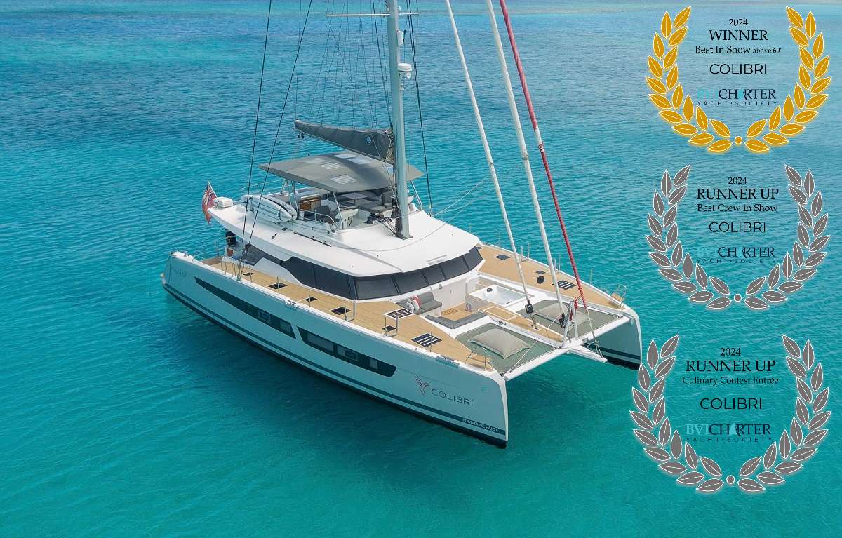 Colibri Crewed Catamaran Discount Sailing the BVI & Grenadines