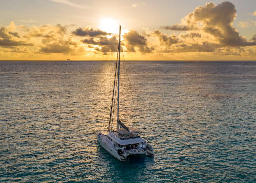 Huntress Crewed Lagoon 620 Catamaran Discount Sailing the BVI.