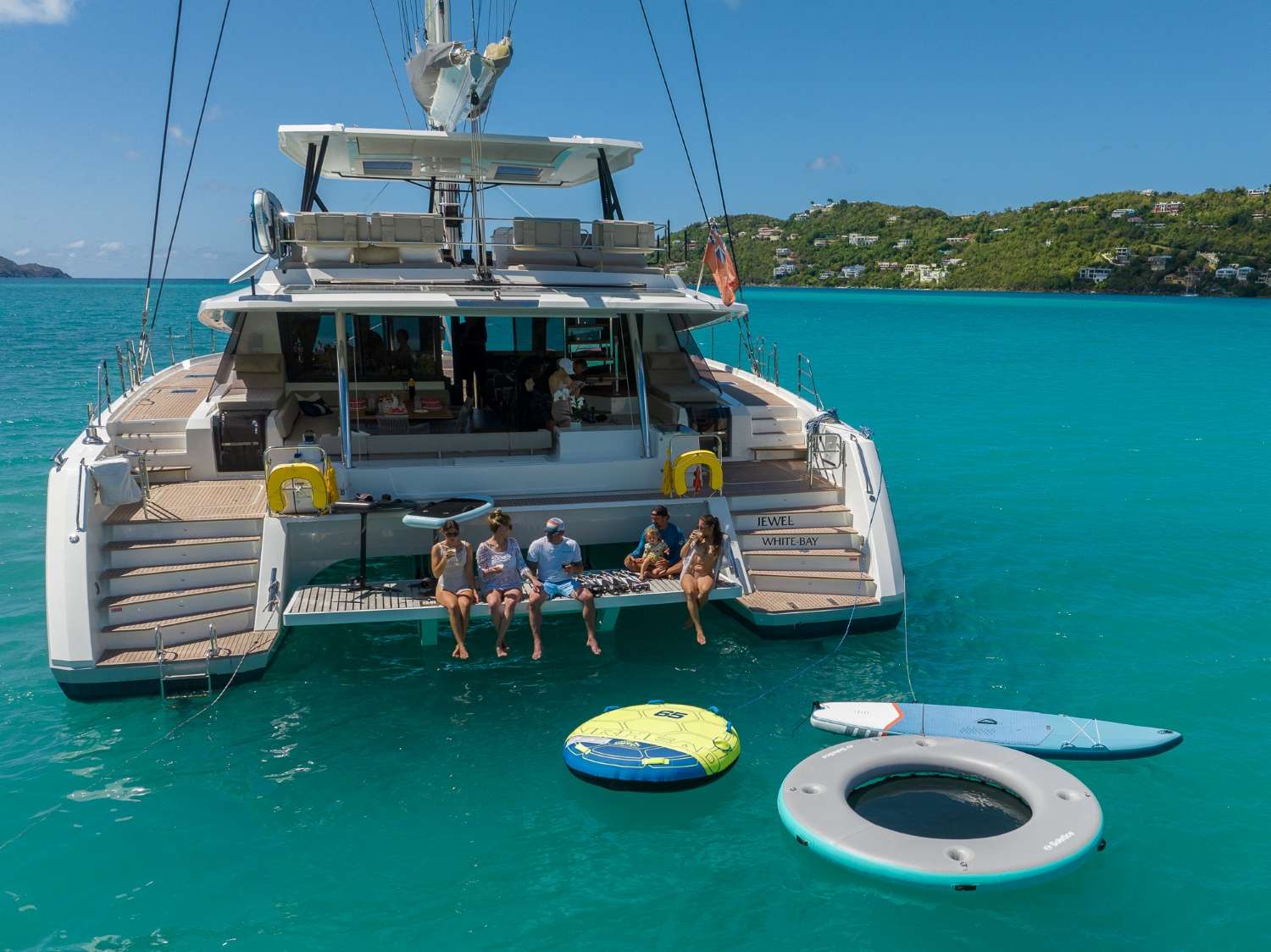 Jewel Crewed Fountaine Pajot Alegria 67 Catamaran Discount Sailing the BVI