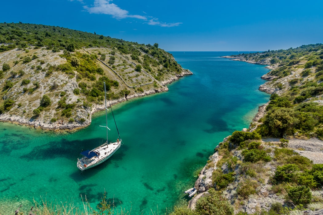 Sailboat in Croatia